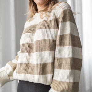 Cotton knit - striped